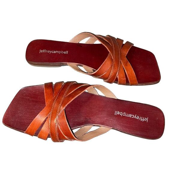 Jeffrey Campbell Amarra Strappy Slides New! - Picture 3 of 8